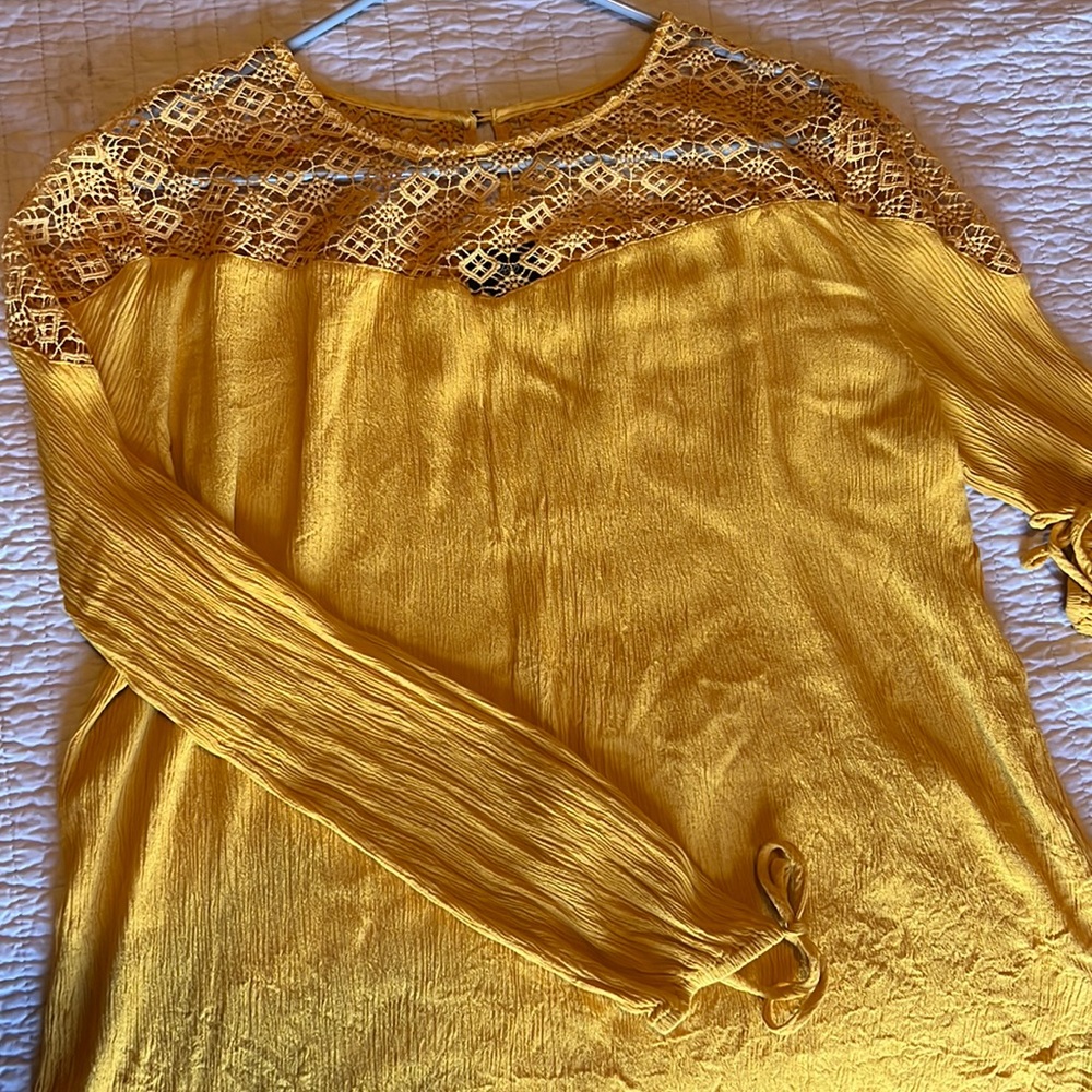 Massimo Yellow Blouse XXL